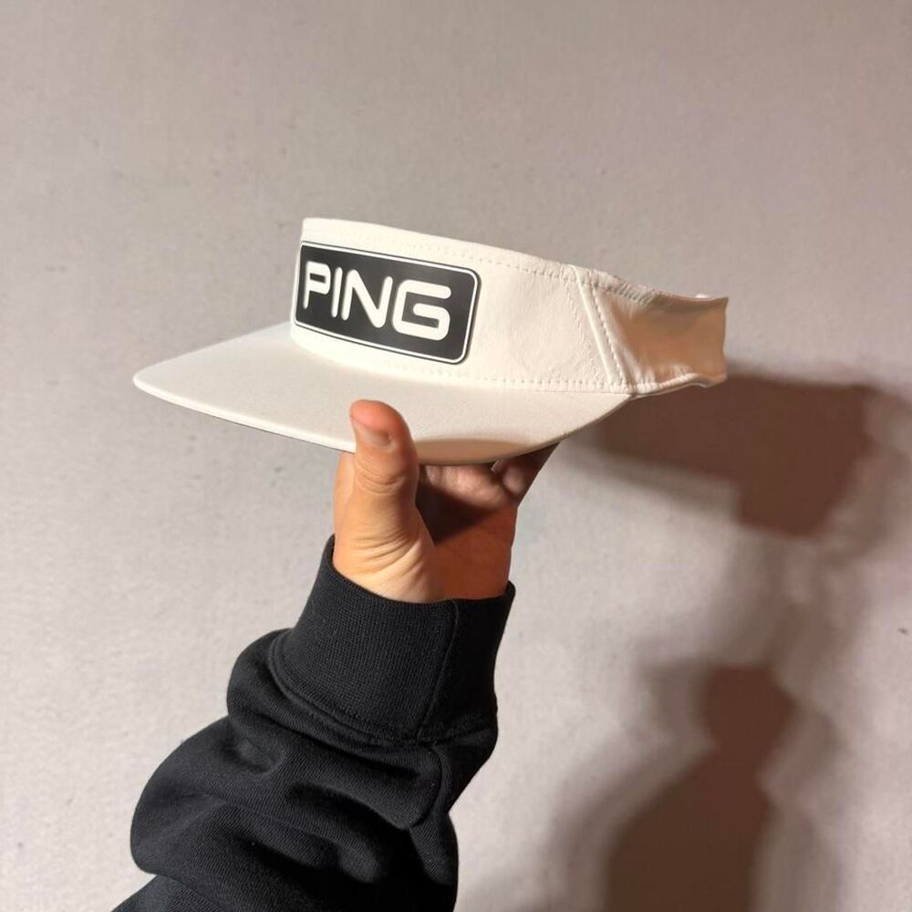 Pingpong Men's White and Black Hat